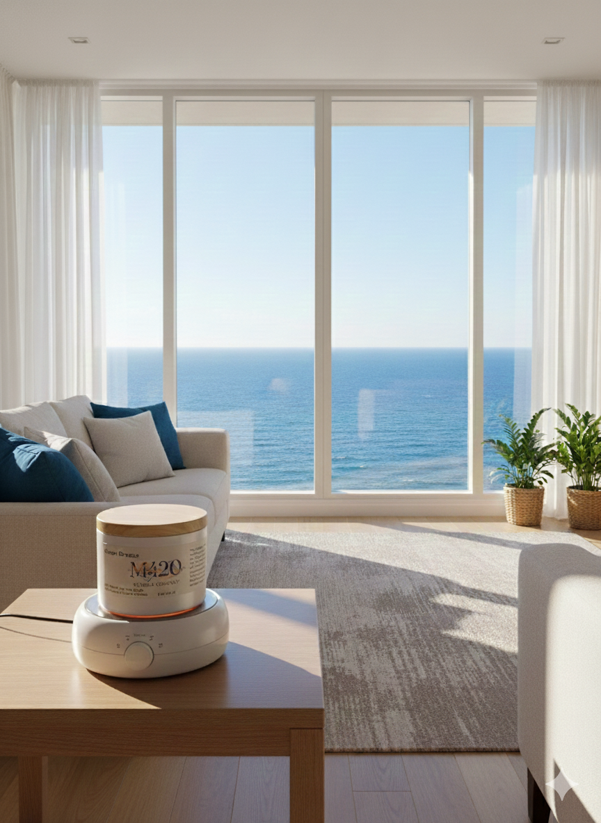 Ocean Breeze Candle (No Flame) 6oz.